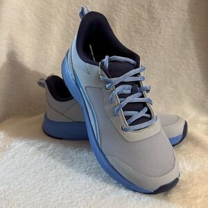 Athletic works Shoes Casual Light Blue and Gray Sneakers Women's 7 Lace Up New